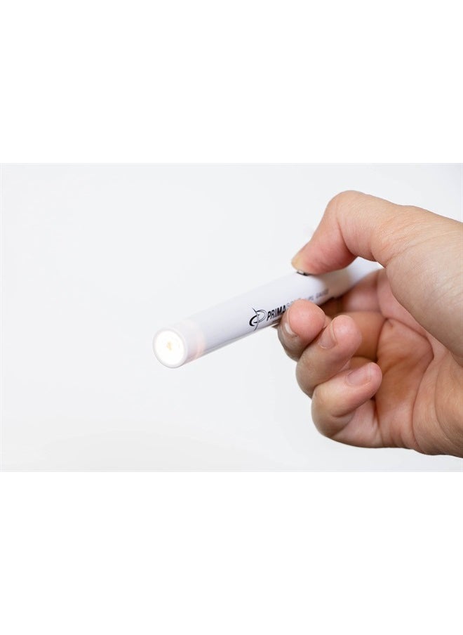 PRIMACARE DL-9223 Pack of 6 Disposable Diagnostic Penlight with Imprinted Pupil Gauge, Lightweight and Moulded Plastic Body Medical Pen Light for Nurse, Student, Doctors EMT, White  - Image 2