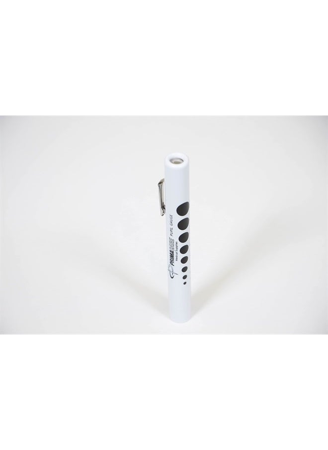 PRIMACARE DL-9223 Pack of 6 Disposable Diagnostic Penlight with Imprinted Pupil Gauge, Lightweight and Moulded Plastic Body Medical Pen Light for Nurse, Student, Doctors EMT, White  - Image 4