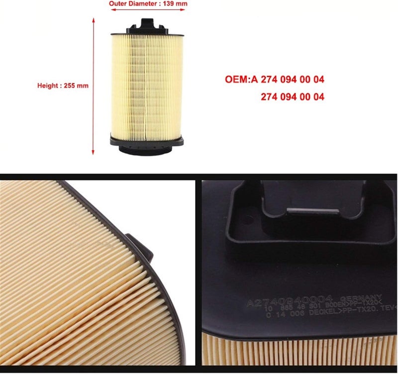 Wivplex Air Filter for Mercedes E-Class and GLC Models - Image 2