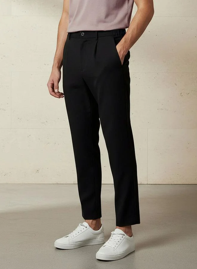 Iconic Iconic Regular Fit Pleated Trousers