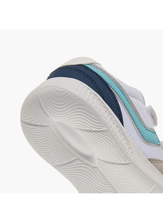 LBL by Shoexpress Boys Colourblock Sneakers with Hook and Loop Closure