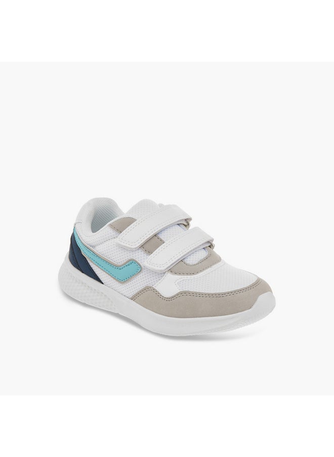 LBL by Shoexpress Boys Colourblock Sneakers with Hook and Loop Closure  - Image 2