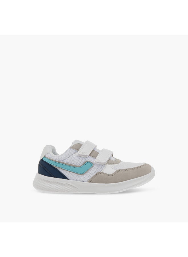 LBL by Shoexpress Boys Colourblock Sneakers with Hook and Loop Closure  - Image 3