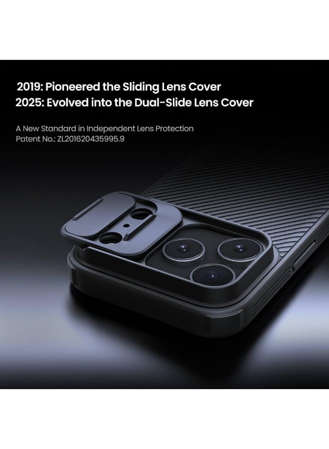 Nillkin Case for Iphone 17 Pro 2025 CamShield case Protective Cover with Camera Protector Hard PC Ultra Thin Anti-Scratch Phone Black Case For Iphone 17 Pro Black - Image 3