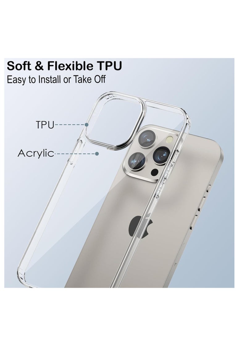 Generic - iPhone 12 / iPhone 12 Pro Clear Case Soft Flexible Silicone TPU Shockproof Transparent Rubber Back Cover (iPhone 12 / iPhone 12 Pro, Clear) - Image 1