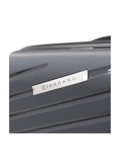 GIORDANO Unbreakable Hardshell PP Luggage Set with 8 Wheels Thick Shell Multi Layer PP 3 Pieces Set, 20, 24, 28 Inch (Grey)  - Image 3