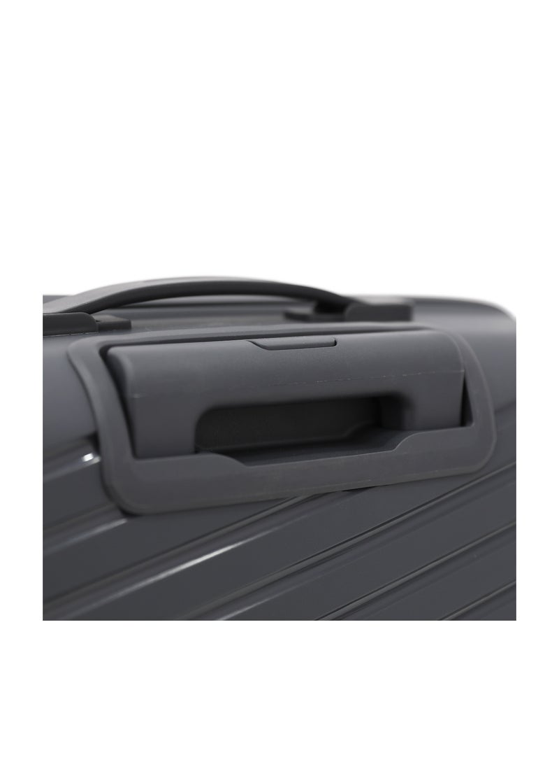 GIORDANO - Unbreakable Hardshell PP Luggage Set with 8 Wheels Thick Shell Multi Layer PP 3 Pieces Set, 20, 24, 28 Inch (Grey) - Image 1