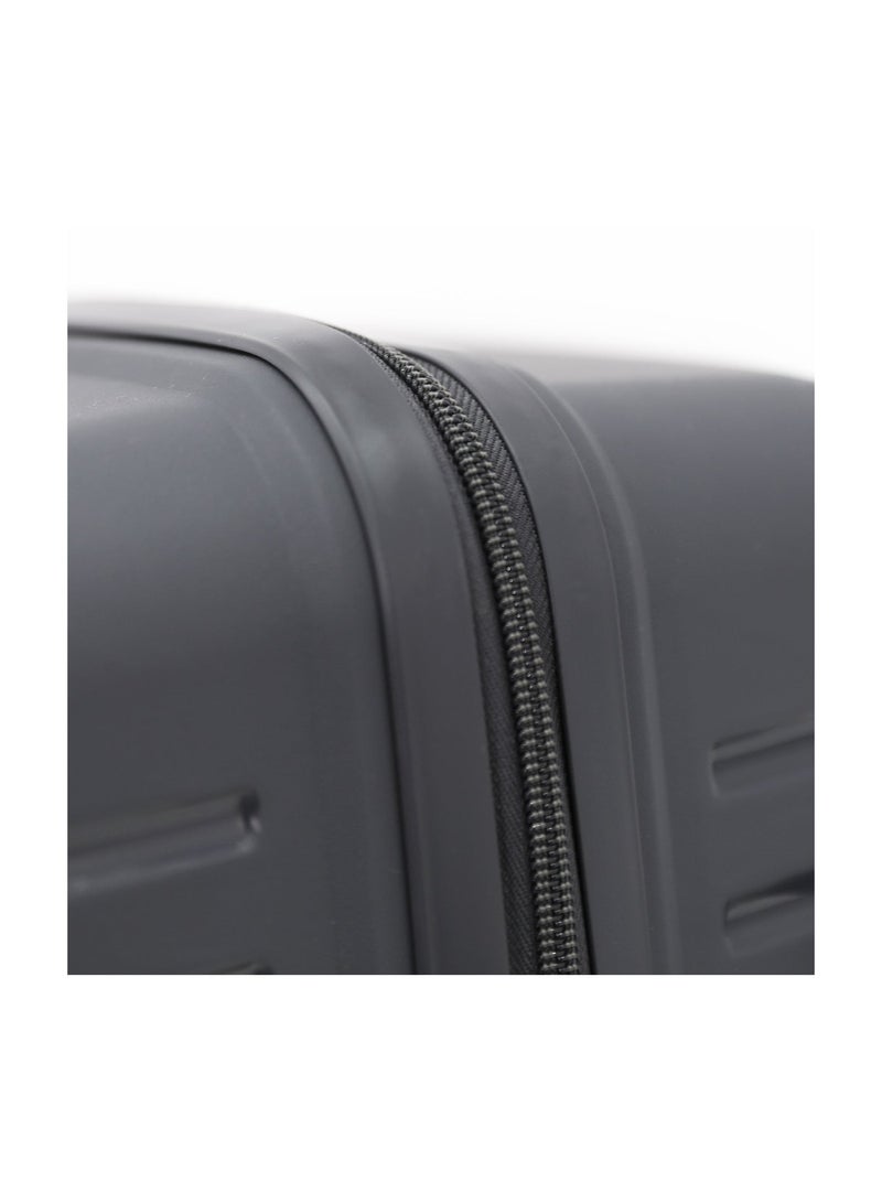 GIORDANO مجموعة حقائب صلبة غير قابلة للكسر من مادة البولي بروبيلين مع 8 عجلات، قشرة سميكة، مجموعة متعددة الطبقات من 3 قطع، 20، 24، 28 بوصة (رمادي) - Image 4