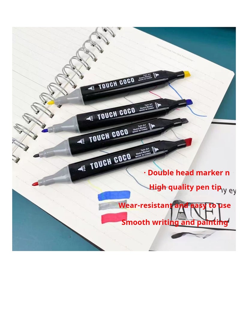 Generic 24 color double-sided marker pen, multi-color children's color marker pen, double headed - Image 4
