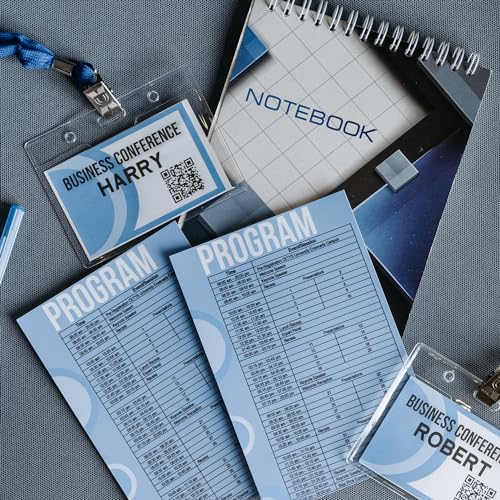 Mr-Label 150 Name Badge Inserts, 230GSM Heavyweight Insert Badge Refill, 3 x 4 inch, Two-Sides Printable Card Stock, Micro-Perforated, White, Compatible with Inkjet/Laser Printer - Image 2