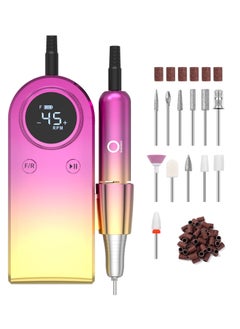 ASIV Electric Nail Drill 45000RPM High Speed Professional Portable Nail File Kit for Acrylic Gel Nails Manicure Pedicure Polishing Cuticle and Home Salon Use  - Image 1