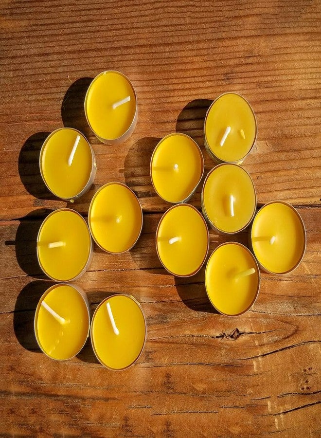 Luces Pack of 40 Lemon Scented 40 Yellow Tealight t-lite Floating Candle for Diwali X-mas Home Decoration Birthday Valentine Gifts Party Dinner Table - Image 1