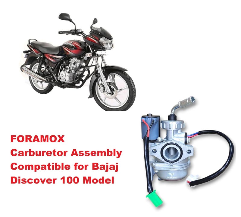FORAMOX Carburetor Assembly Compatible for Bajaj Discover 100 Model - Image 2