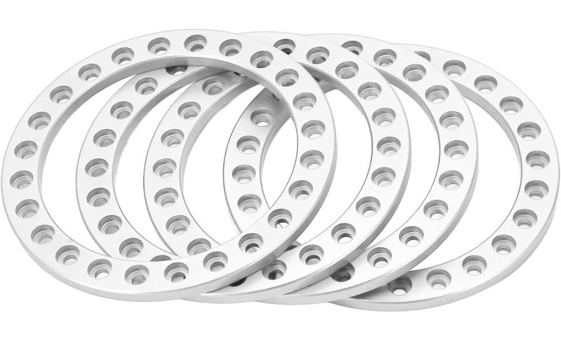 Silver Aluminum Alloy Wheel Beadlock Ring for 1.9 Inch VP Hub 4pcs Set - Image 1