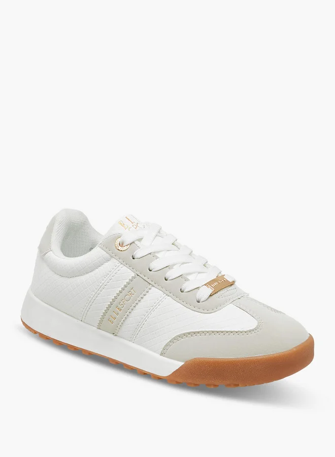 ايل Women's Panelled Lace-Up Sneakers