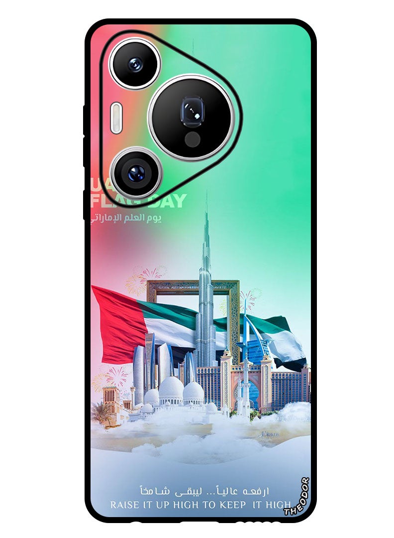 Theodor Protective Case Anti Scratch Shock Proof Bumper Cover For Huawei Pura 70 HAPPY UAE FLAG DAY - Image 1