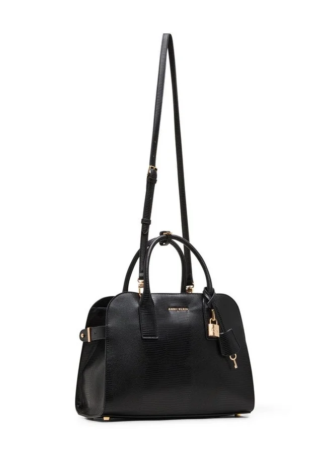 Anne Klein  Anne Klein Akh6083-Blk Black Women's Satchel for Women | Best Price UAE