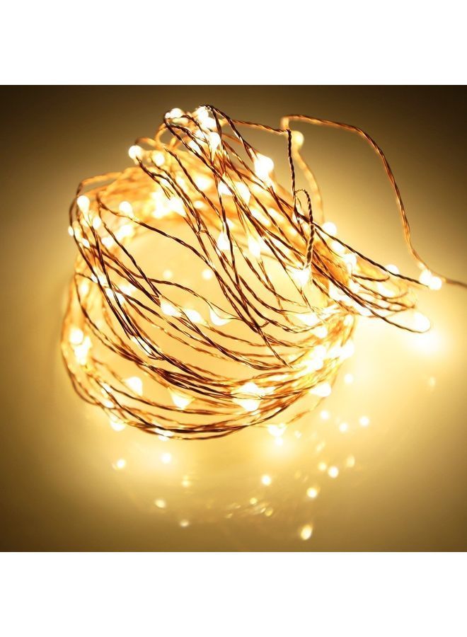 NIBEMINENT Battery Operated LED String Light Warm Yellow 3meter - Image 3