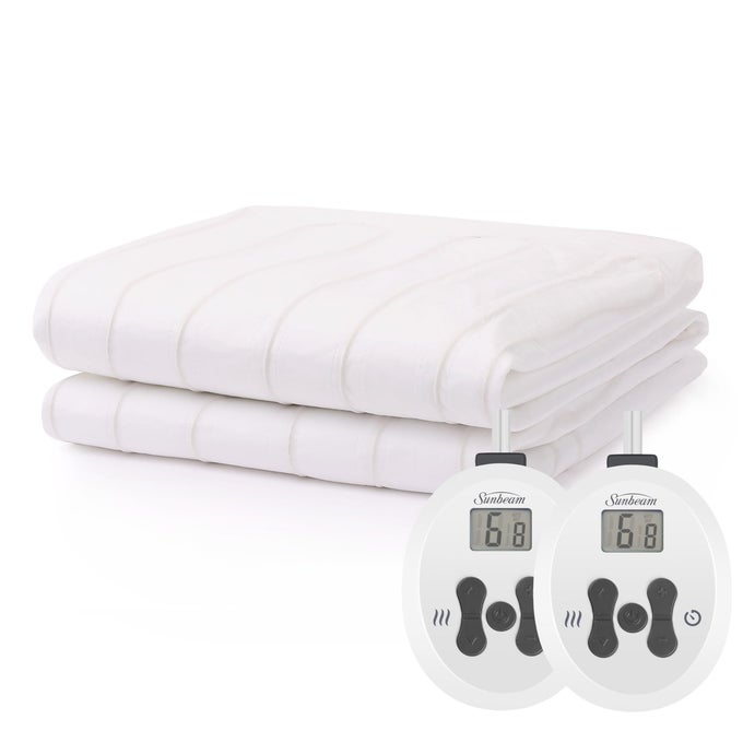 RESTFUL HEATED MATTRESS PAD KING WHITE