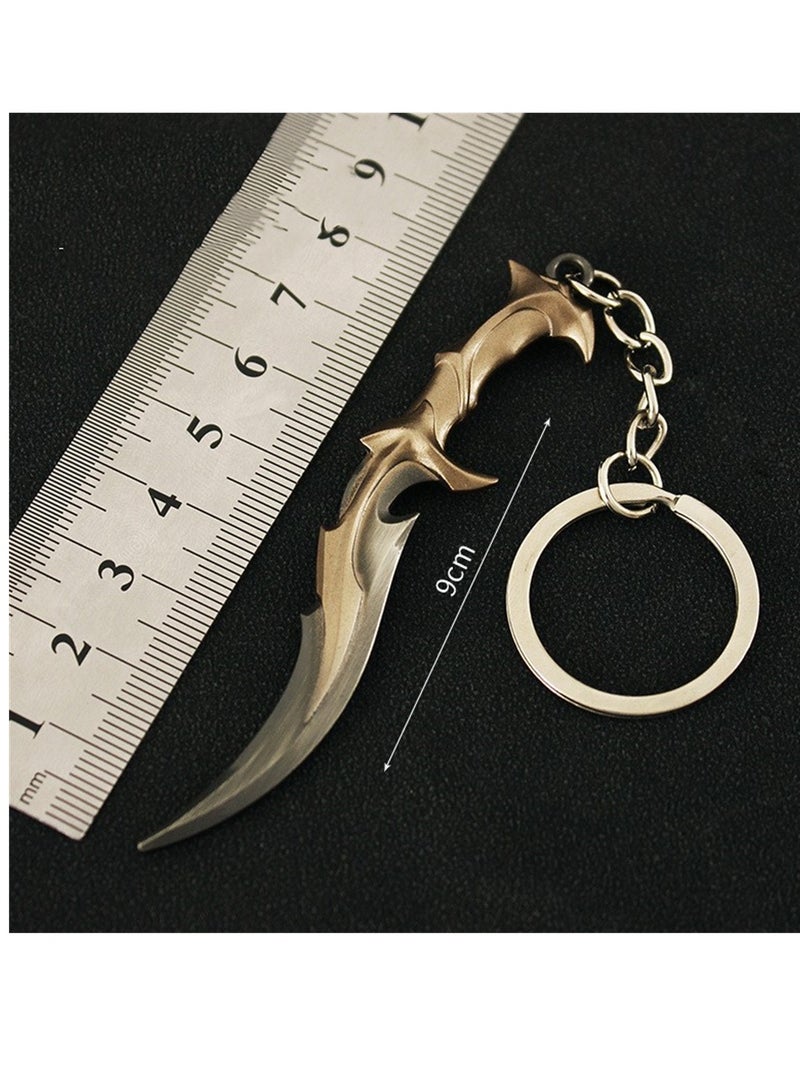 2PCS Game Valorant props full metal model keychain - Image 2