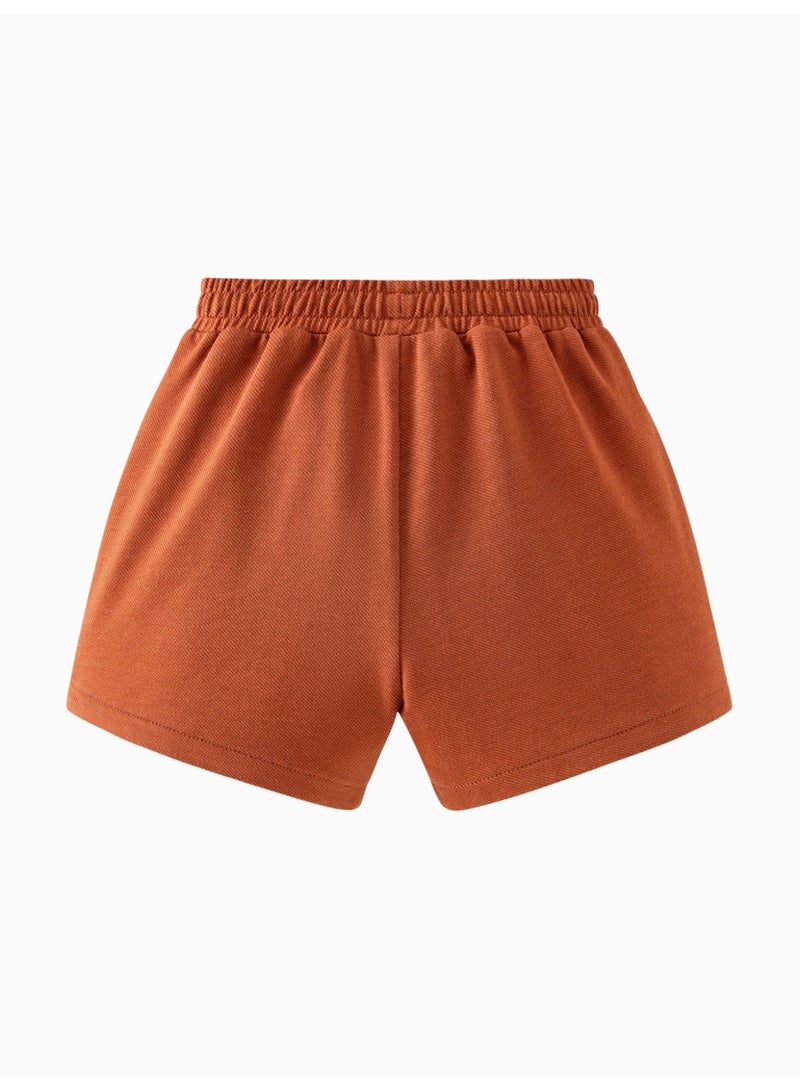 ميني بالا شورت عادي للاطفال غير منفصل بحيز مرن وبطولات عمليه ناعمه وقابله للتنفس وخفيفه الوزن ومريحه لأسلوب الأناقة الصيفية المتدفقه والمرونة للارتداء اليومي للاطفال - Image 5