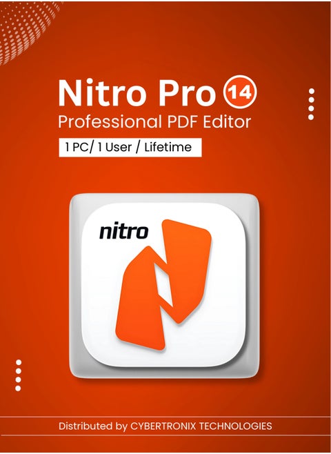 Nitro Pro 14 | 1 PC 1 User for Lifetime | Windows & MAC