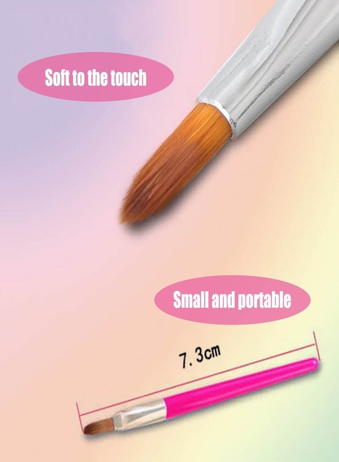 FantasyDay Disposable Makeup Lip Brushes - 100pcs/Set Mini Lip Applicator Eyeshadow Wands, Portable Lip Gloss Brush for Easy Evenly Applying Lip Makeup No Shedding #6 - Image 2