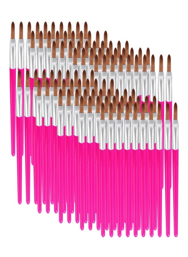 FantasyDay Disposable Makeup Lip Brushes - 100pcs/Set Mini Lip Applicator Eyeshadow Wands, Portable Lip Gloss Brush for Easy Evenly Applying Lip Makeup No Shedding #6 - Image 1