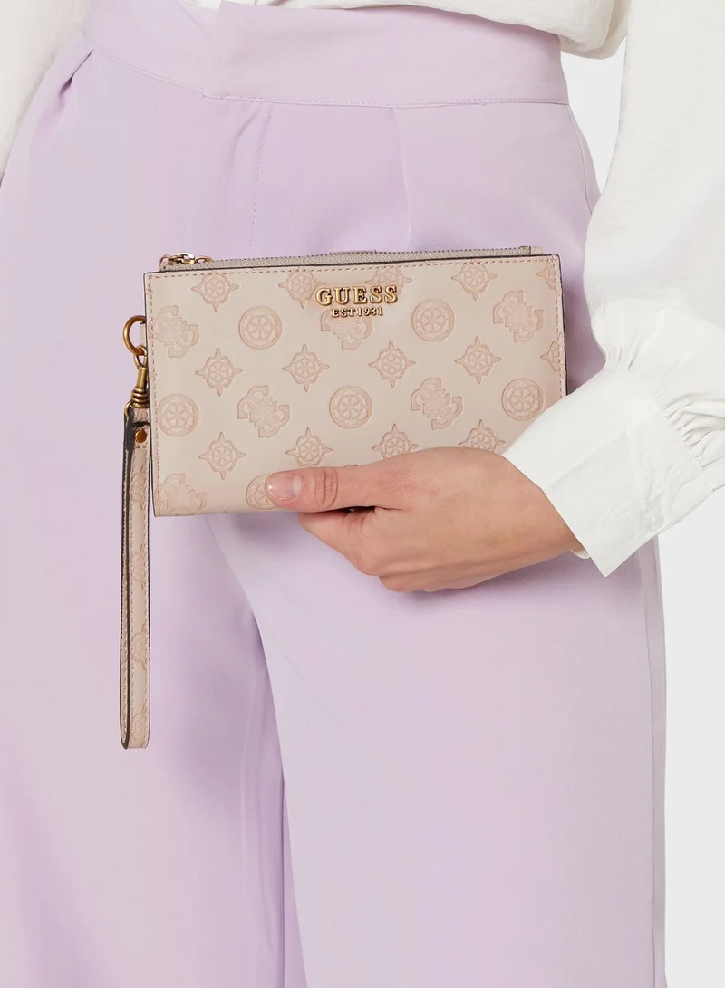 GUESS Laurel Double Zip Organizer Wallet