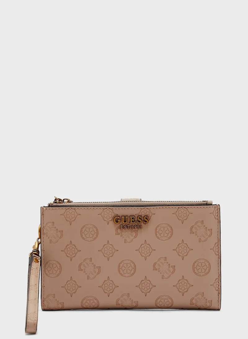 GUESS Laurel Double Zip Organizer Wallet