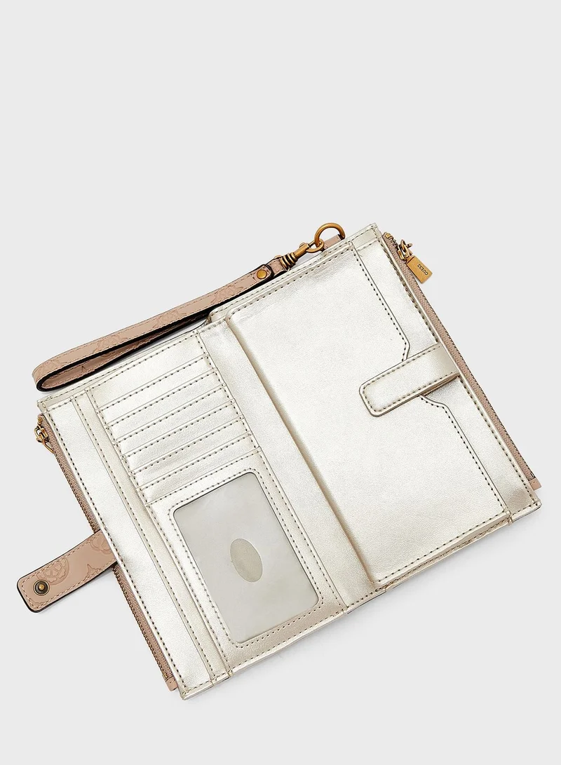 GUESS Laurel Double Zip Organizer Wallet