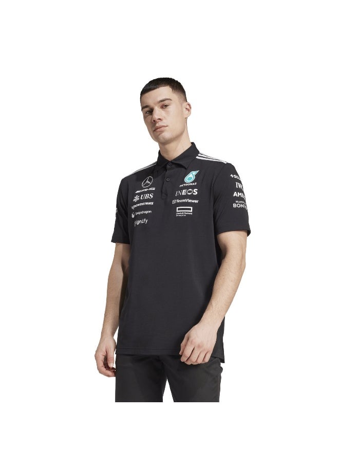 Adidas Adidas Mer Tm Polo Bm Black Motorsport Polo Shirts For Men Xs  - Image 2