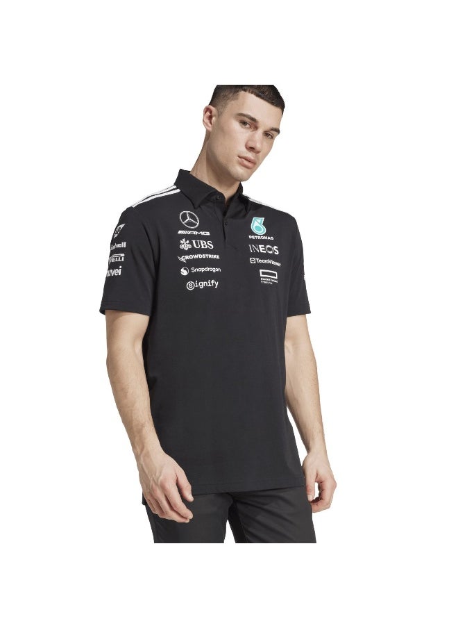 Adidas Adidas Mer Tm Polo Bm Black Motorsport Polo Shirts For Men Xs  - Image 4
