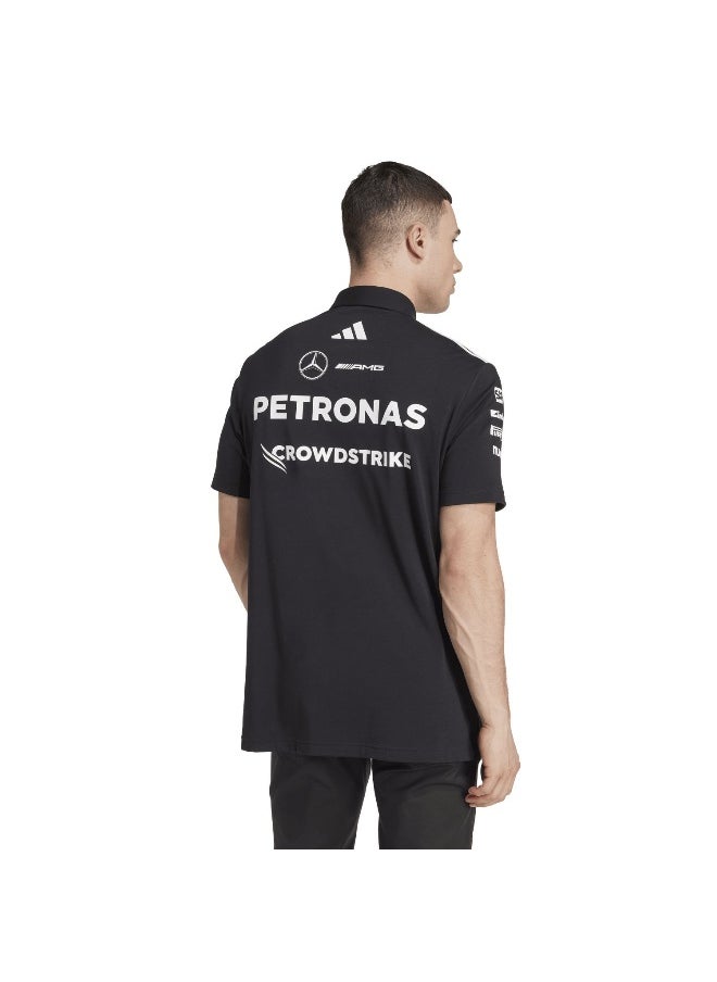 Adidas Adidas Mer Tm Polo Bm Black Motorsport Polo Shirts For Men Xs  - Image 3