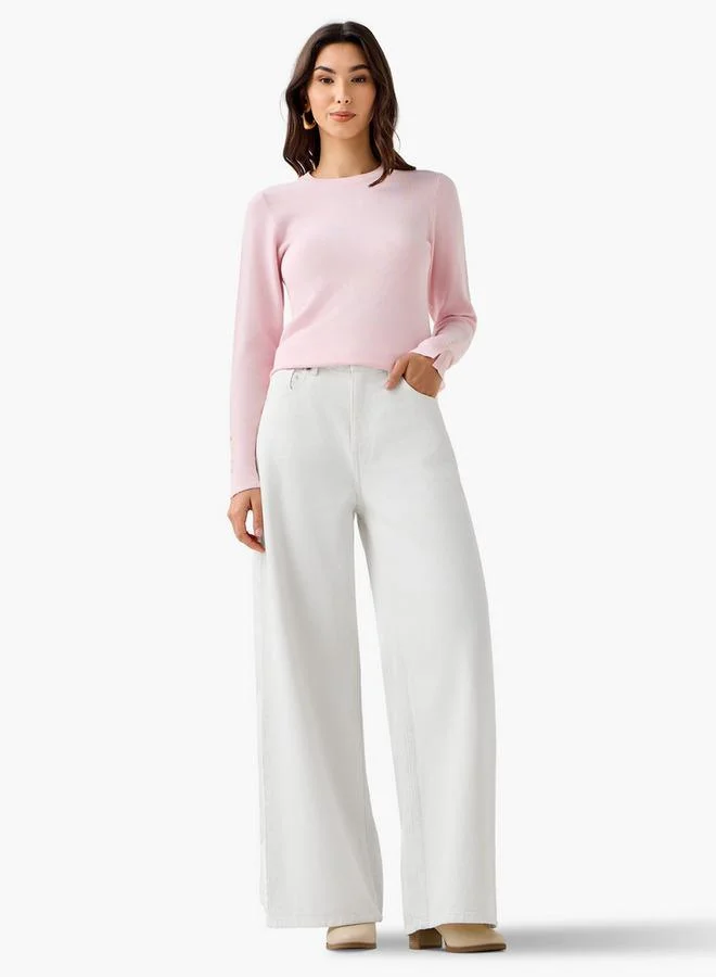 سبلاش فيڤ Regular Fit Crew Neck Sweater