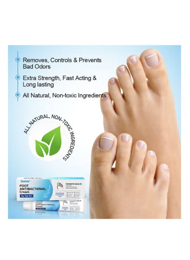 Sumifun Foot Antibacterial Cream 20g with Tea Tree Oil – Treatment for Itching, Odor & Athlete’s Foot - Image 5