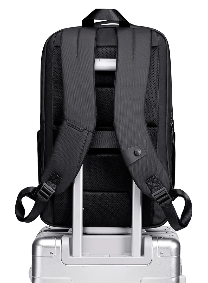 ARCTIC HUNTER Laptop Backpack Water Resistant Polyester Daypack with Built In USB/Headphone Port Computer Bag for Men Women B00555 Black