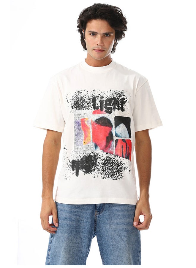 WHITE RABBIT Slip On Oversized Cotton T-Shirt  - Image 1
