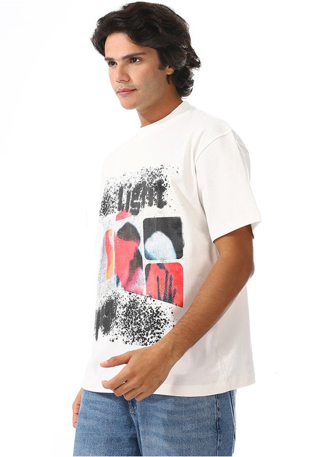 WHITE RABBIT Slip On Oversized Cotton T-Shirt  - Image 2