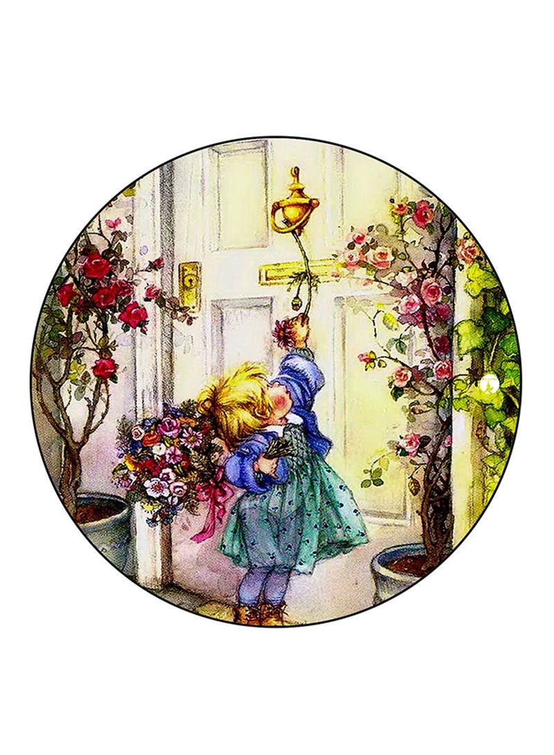 Vintage Art Printed Mouse Pad  Multicolour