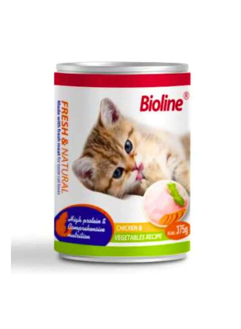 بايولاين طعام القطط المعلب 375 جرام - Image 3