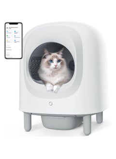PETREE Petree™ Cube Pro Self-Cleaning Smart Cat Litter Box. Automatic Cat Litter Box Features Anti-pinch Technology. Automatic Self Cleaning Litter Box With App Control. Pet Tray Weighable & Detachable Cat Toilet. [12 Months Warranty].  - Image 1