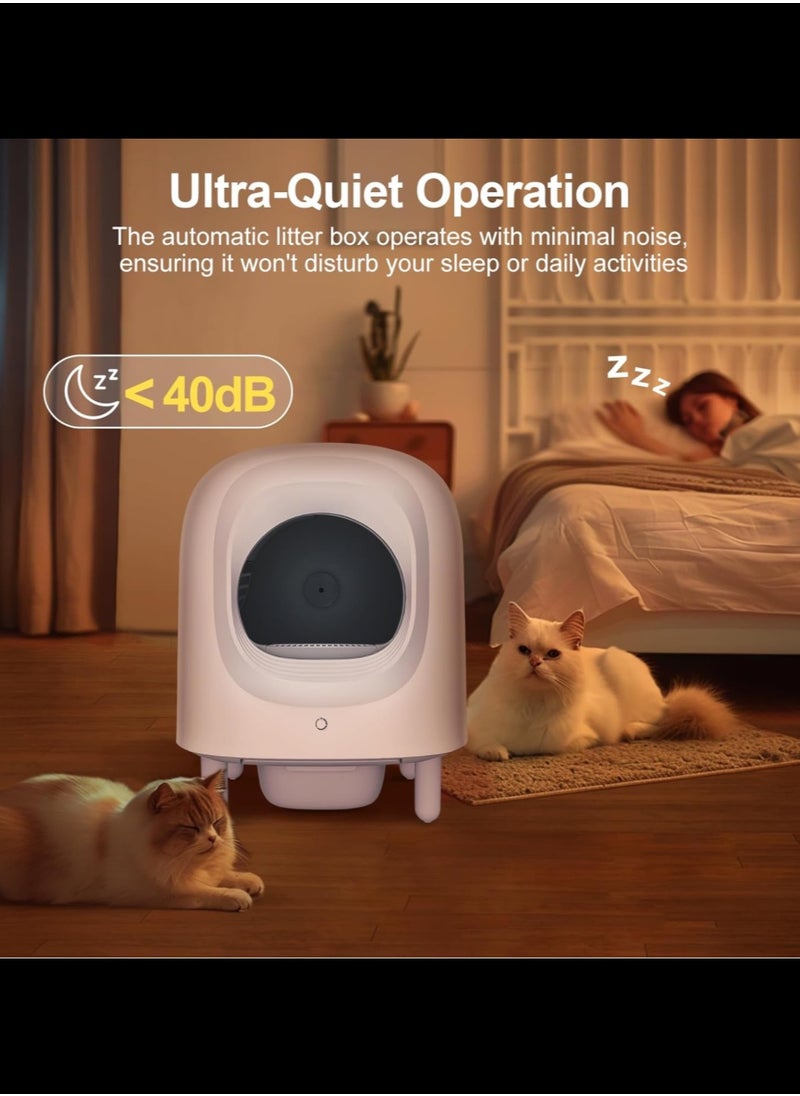 PETREE - Petree™ Cube Pro Self-Cleaning Smart Cat Litter Box. Automatic Cat Litter Box Features Anti-pinch Technology. Automatic Self Cleaning Litter Box With App Control. Pet Tray Weighable & Detachable Cat Toilet. [12 Months Warranty]. - Image 1