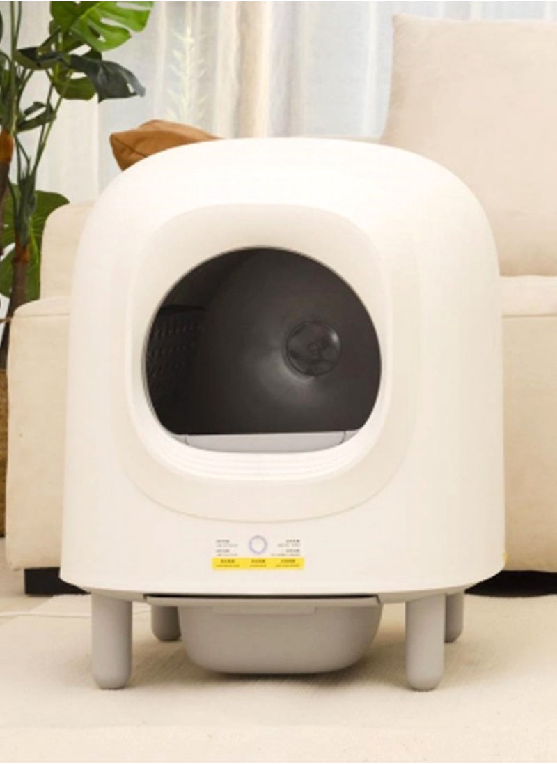 PETREE - Petree™ Cube Pro Self-Cleaning Smart Cat Litter Box. Automatic Cat Litter Box Features Anti-pinch Technology. Automatic Self Cleaning Litter Box With App Control. Pet Tray Weighable & Detachable Cat Toilet. [12 Months Warranty]. - Image 1