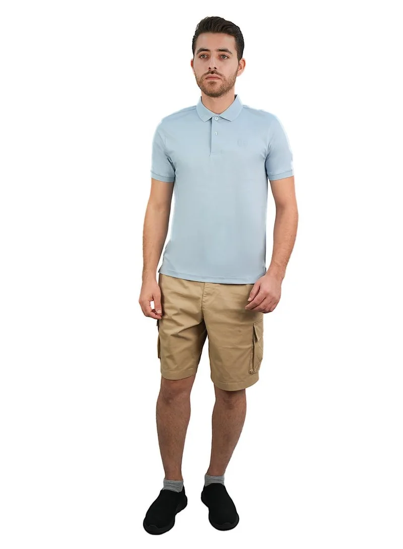 جيوردانو بولو كلاسيك قطن % بقصة عادية مطرزة