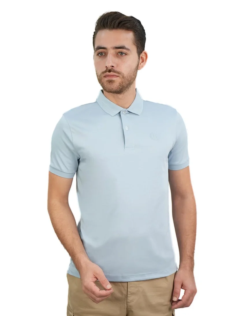 جيوردانو بولو كلاسيك قطن % بقصة عادية مطرزة