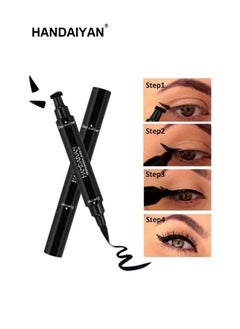 Handaiyan 2Pcs - Double Head Seal Stamp Eyeliner Black  - Image 2