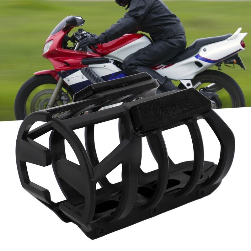 Motorbike Cup Holder: Black ABS Material - Rugged Stable Design Universal Cup Holder for Motorcycles Electric Bicycles Bicycles - Image 2