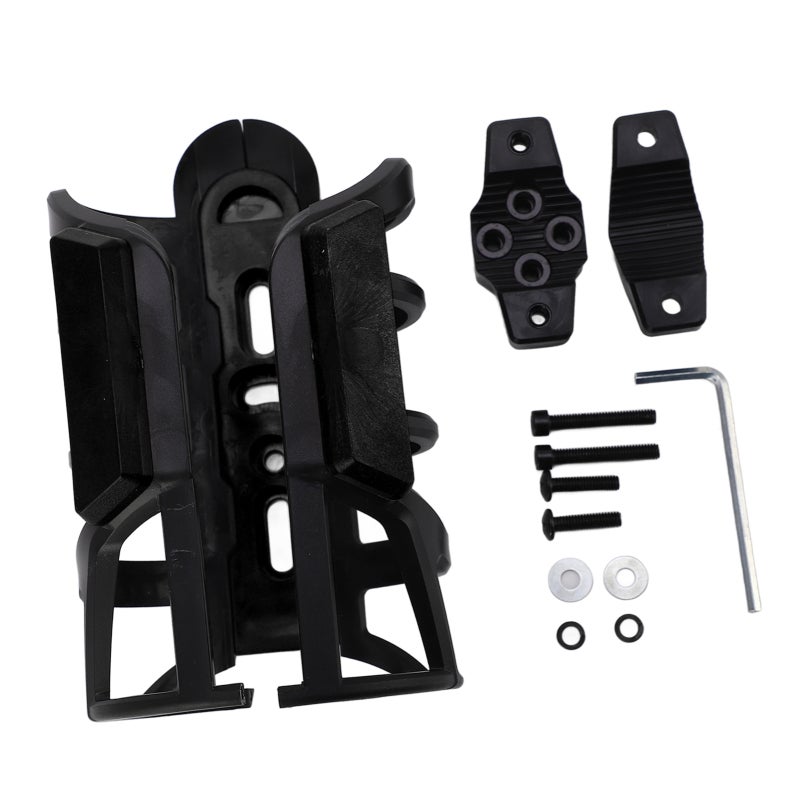 Motorbike Cup Holder: Black ABS Material - Rugged Stable Design Universal Cup Holder for Motorcycles Electric Bicycles Bicycles - Image 5