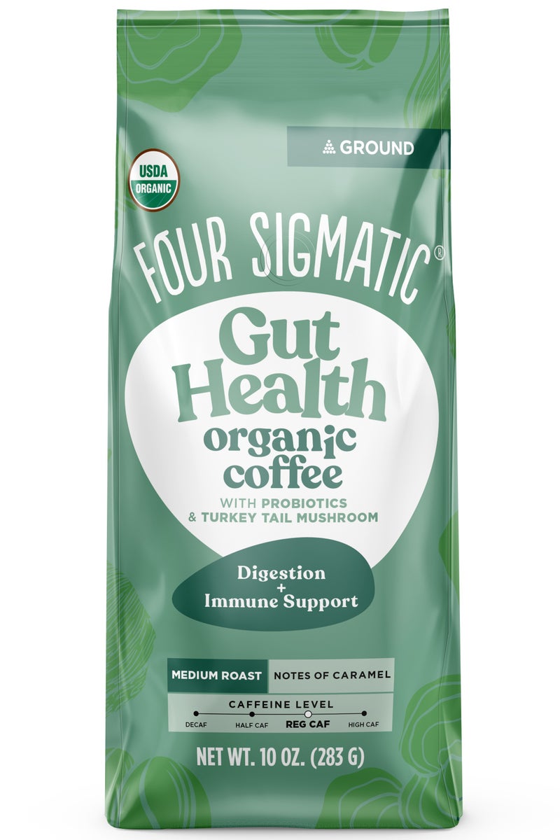 فور سيجماتك قهوة مطحونة بالفطر مع البروبيوتيك - Image 1